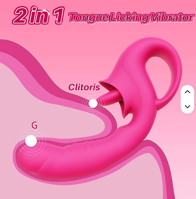 2 in 1 Tongue vibrator