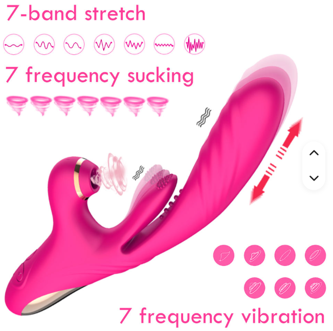 3 in 1 Clitoris Sucker Vibrator
