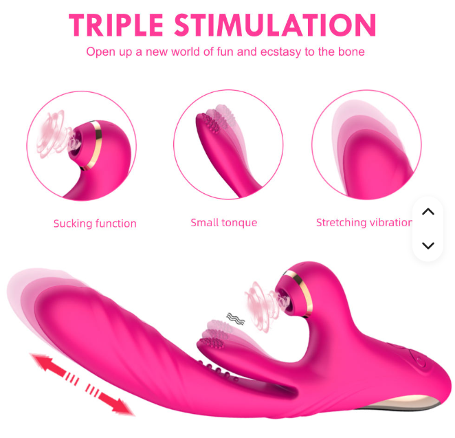 3 in 1 Clitoris Sucker Vibrator