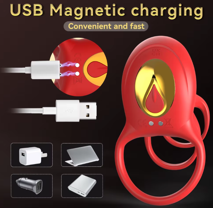 Triple ring cock vibrator