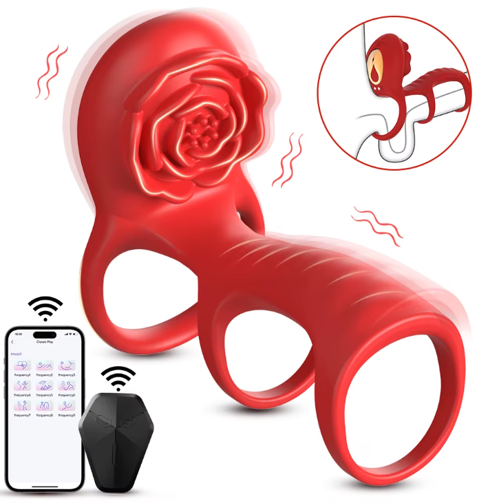 Triple ring cock vibrator
