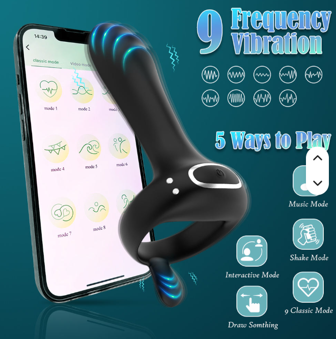 Vibrating cock ring