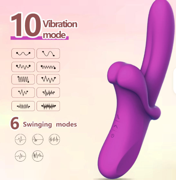 Dual vibrating dildo