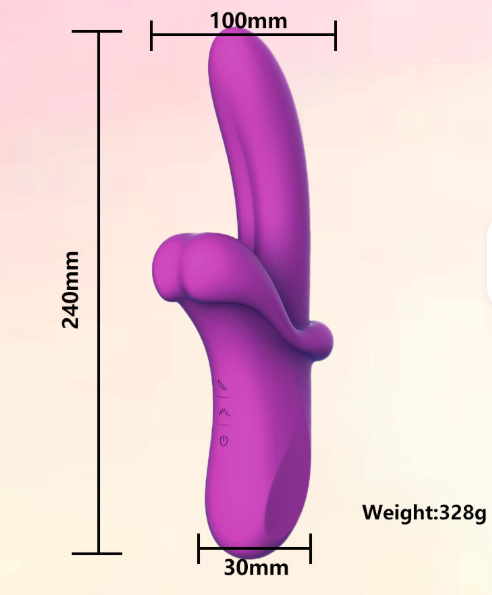 Dual vibrating dildo