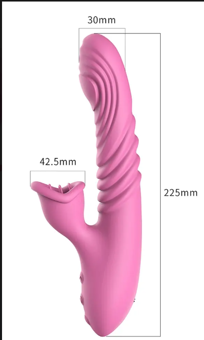 Tongue licking vibrator for women